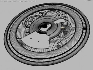 clock Modello 3D
