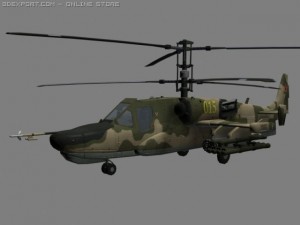 ka50 hocum russian attack helicopterhip ga Modelo 3D