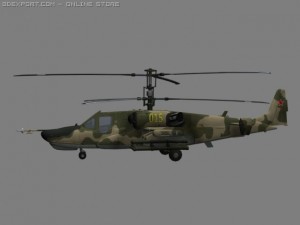 ka50 hocum russian attack helicopterhip ga Modelo 3D
