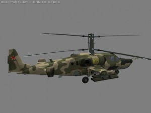 ka50 hocum russian attack helicopterhip ga Modelo 3D