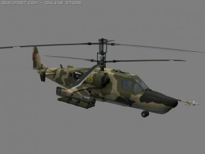 ka50 hocum russian attack helicopterhip ga Modelo 3D