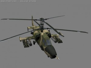 ka50 hocum russian attack helicopterhip ga Modelo 3D