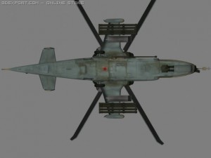 ka50 hocum russian attack helicopterhip ga Modelo 3D