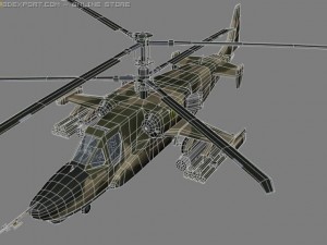 ka50 hocum russian attack helicopterhip ga Modelo 3D