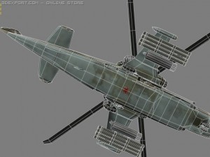 ka50 hocum russian attack helicopterhip ga Modelo 3D
