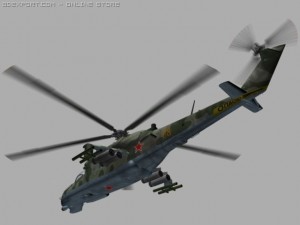 mil mi24 p hind soviet helicopterhip game Model 3D