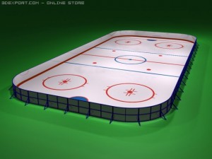 icehockey rink 3D मॉडल