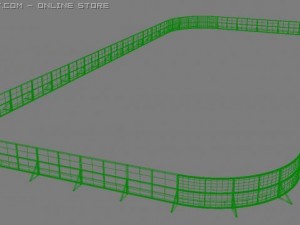 icehockey rink 3D 模型