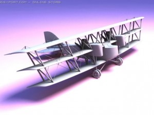 boeing ga1 triplane 3D Model