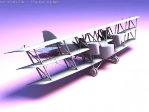 boeing ga1 triplane 3D Model