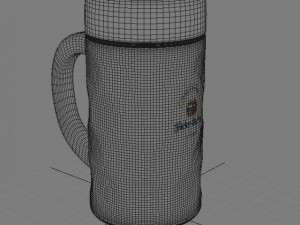 beer glass Modèle 3D
