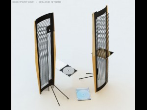 cd stand Modelo 3D