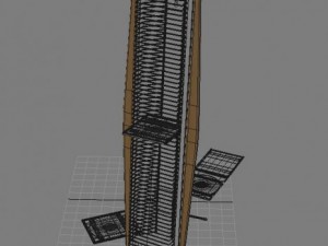 cd stand Modèle 3D