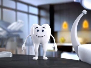 dente truccato Modello 3D