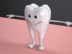 tooth rigged Modelo 3D