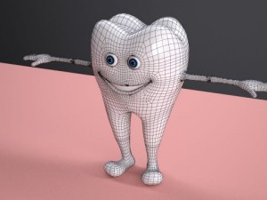 tooth rigged Modelo 3D