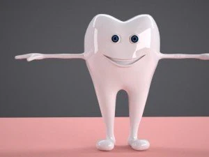 dente truccato Modello 3D