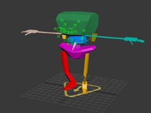 dente truccato Modello 3D