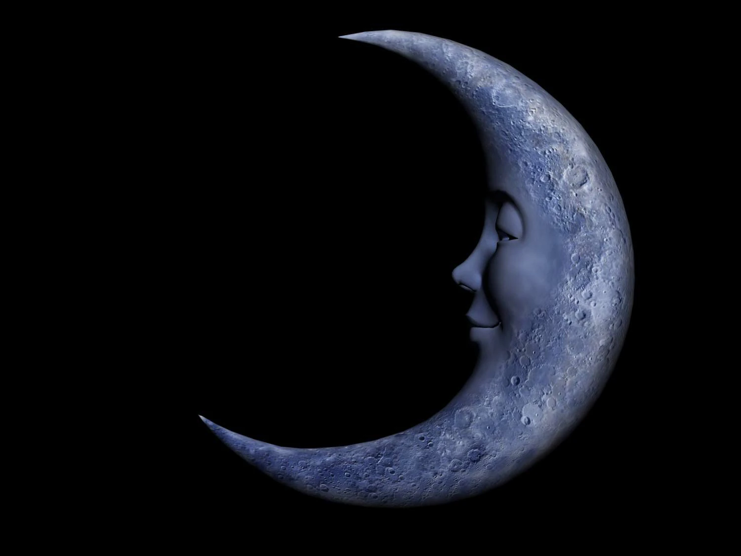 moon 3D Model .c4d .max .obj .3ds .fbx .stl .blend 