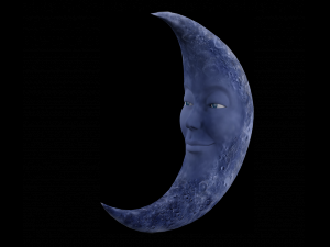 moon 3D मॉडल