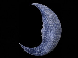 moon 3D मॉडल