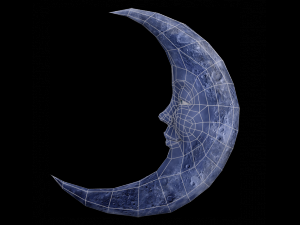 moon 3D मॉडल
