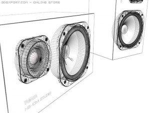 yamaha ns10m studio Modelo 3D