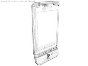 htc hero Modelo 3D