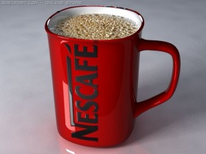nescafe cup Model 3D