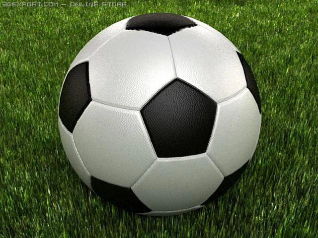 soccer ball 3D Model .c4d .max .obj .3ds .fbx .stl .blend 