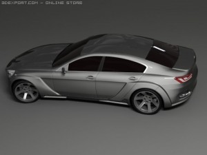 bmw cs concept Modelo 3D