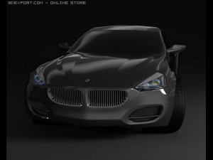 bmw cs concept 3D Model