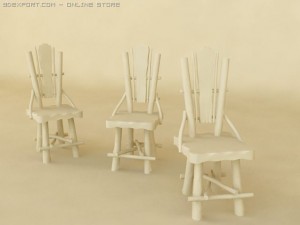 angels chair 3D 모델