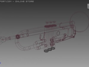 trumpet 3D 모델