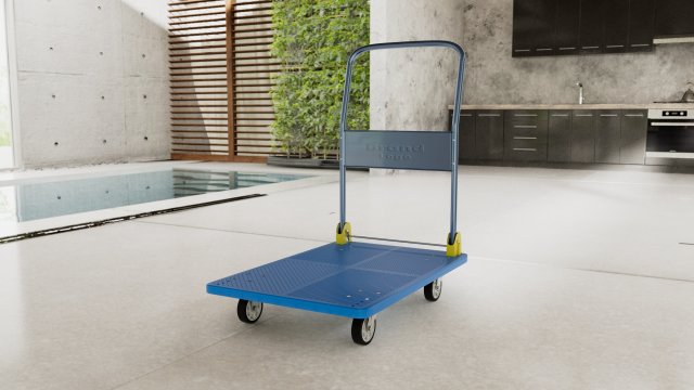 Platform Cart Modèle 3D .c4d .max .obj .3ds .fbx .stl .blend 