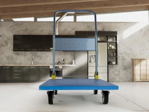 W&oacute;zek platformowy Model 3D