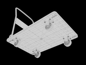 Platform Cart Modèle 3D