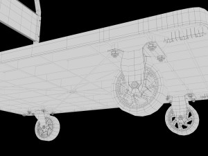 Platform Cart Modèle 3D