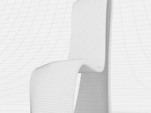 chair and table Modello 3D