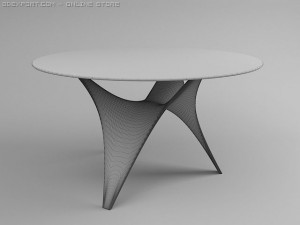 arc table by moltenic 3D Модель