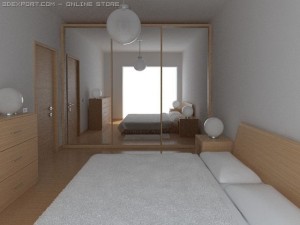 bedroom Model 3D