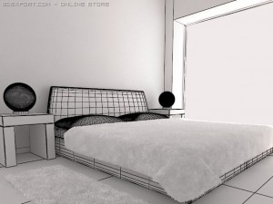 bedroom Model 3D
