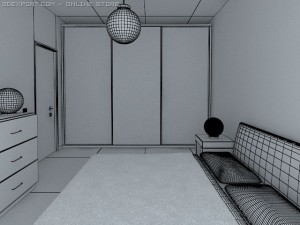 bedroom Model 3D