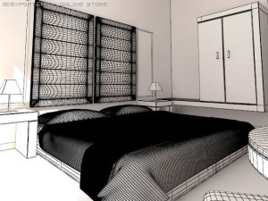 bedroom 2 3D Model