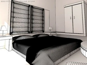 bedroom 2 3D Model