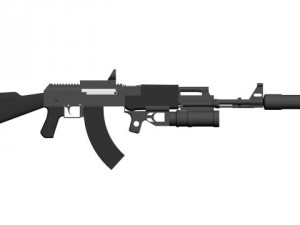 ak 74 3D Model