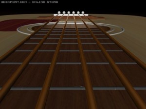 acoustic guitar 3D Model