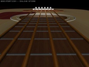 акустична гітара 3D Модель