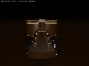 акустична гітара 3D Модель