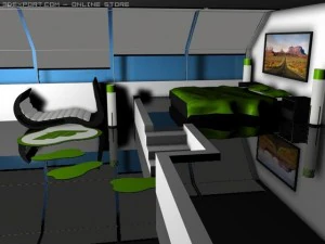 modern room 3D Model